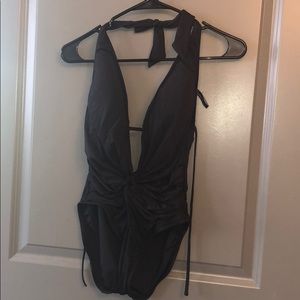 Ruched one piece swimsuit size S